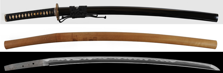 刀　備前国住長船祐定作　元亀三年二月吉日 Katana [Osafune_Sukesada]