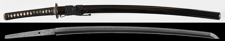 刀　南紀龍神住源貞文作之　昭和五十五庚申歳八月吉日 Katana [Sadafumi]