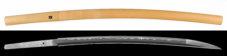 刀　相模國剣白靖俊作　平成十一年二月吉日 Katana [Ono_Yasutoshi]
