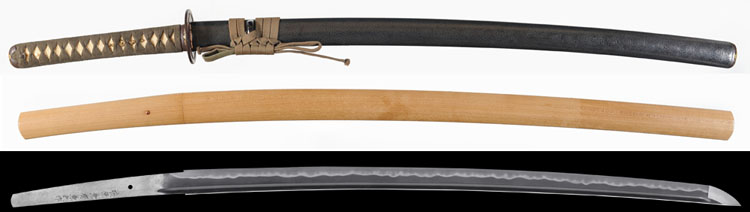刀　藤原兼房兼氏作　平成元年吉日(合作刀) Katana [Kanefusa Kaneuji] Collaboration sword