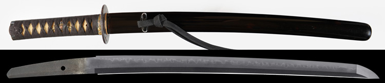 脇差　行房(出羽･新々刀) Wakizashi [Yukifusa]