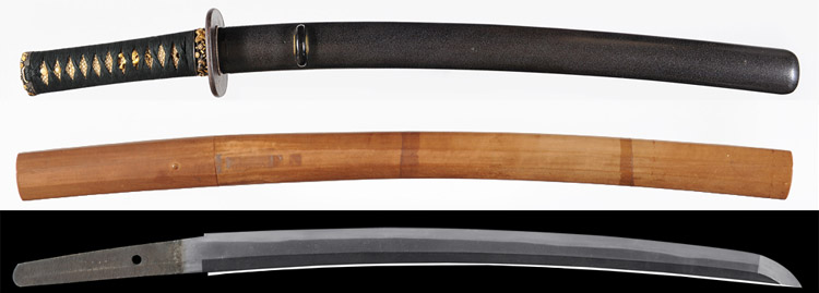 脇差　無銘(藤原高田) Wakizashi [Fujiwara_Takada]