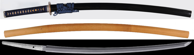 刀　肥前国兼元作　昭和四十九年五月吉日 Katana [Kanemoto] 