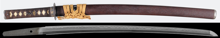 脇差　備前国住長船祐定(新刀) wakizashi [Osafune_Sukesada]